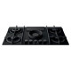 ELICA Campana encimera a gas  NIKOLATESLA FLAME BL/F/88. PRF0147741A. Ancho 90 cm, Negro. Clase A